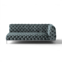ENT COUCH SOFA EXTENDED DARK GREYISH NAVY
