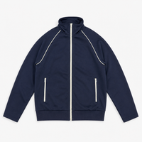 ART&Revolution Organization ジップアップトラックセットアップネイビー|OKUBO MEGANE