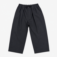 Sillage black&circular pants black stripe twill Set|OKUBO MEGANE