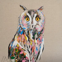 Owl contemporary painting art
