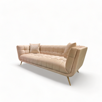 Eclipse sofa 3P LightKhaki