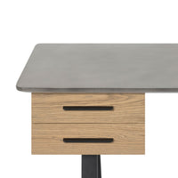 SMOKED ASH DESK