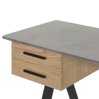 SMOKED ASH DESK