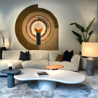 FLOAT COFFEE TABLE(CENTER LEG)