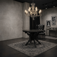 OBSIDIAN ROUND TABLE