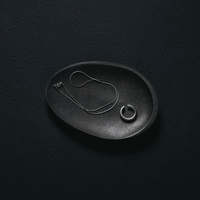 Abalone shell black incense set