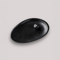 Abalone shell black incense set