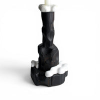 Cumulus Black Candle Holder