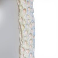 Blue Yellow Pink – Textured Papier-mâché Mirror