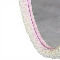 Blue Yellow Pink – Textured Papier-mâché Mirror