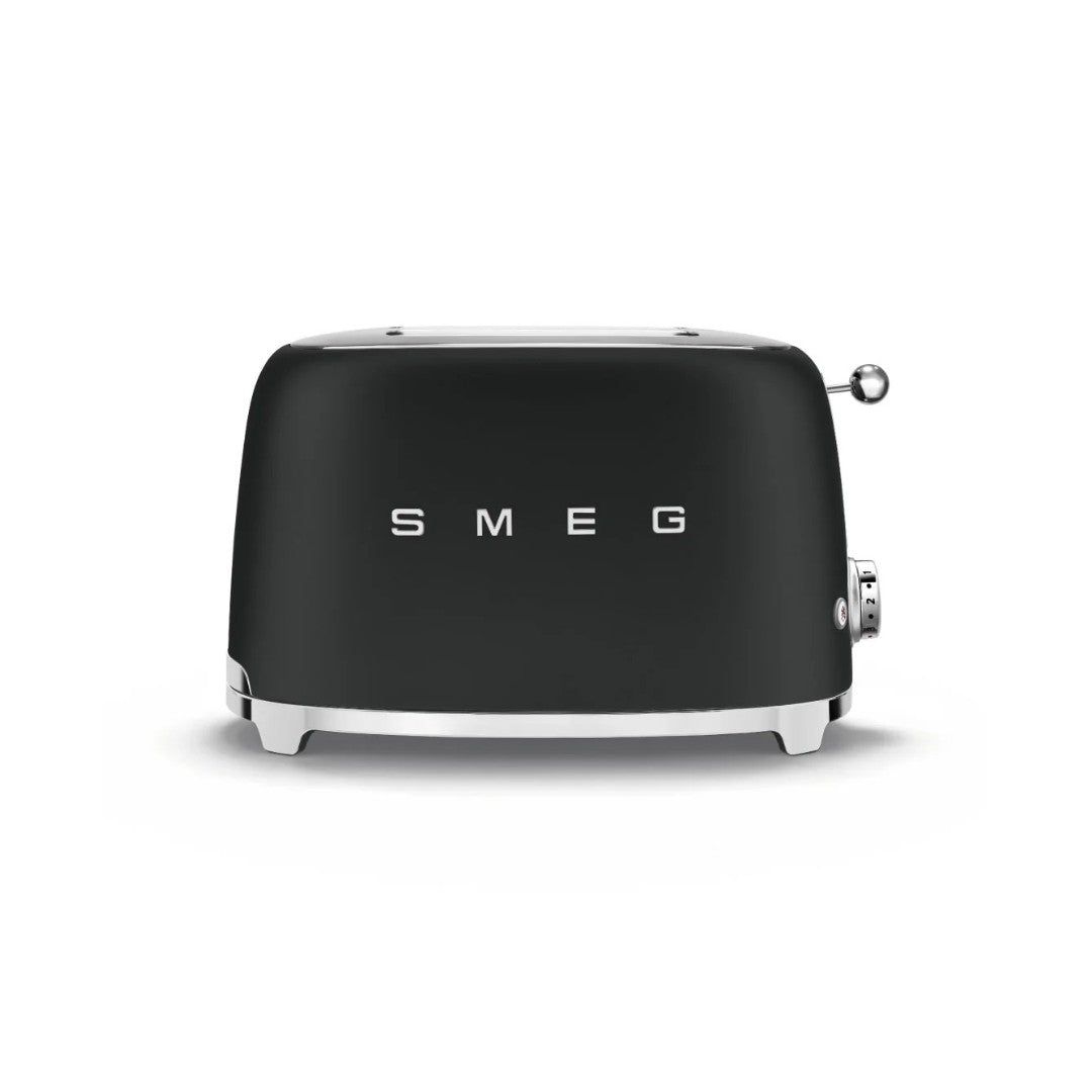 SMEG ブラック トースター 2スロット SMEG 50's レトロ トースター マットブラック – ENTown 電子レンジ・オーブン