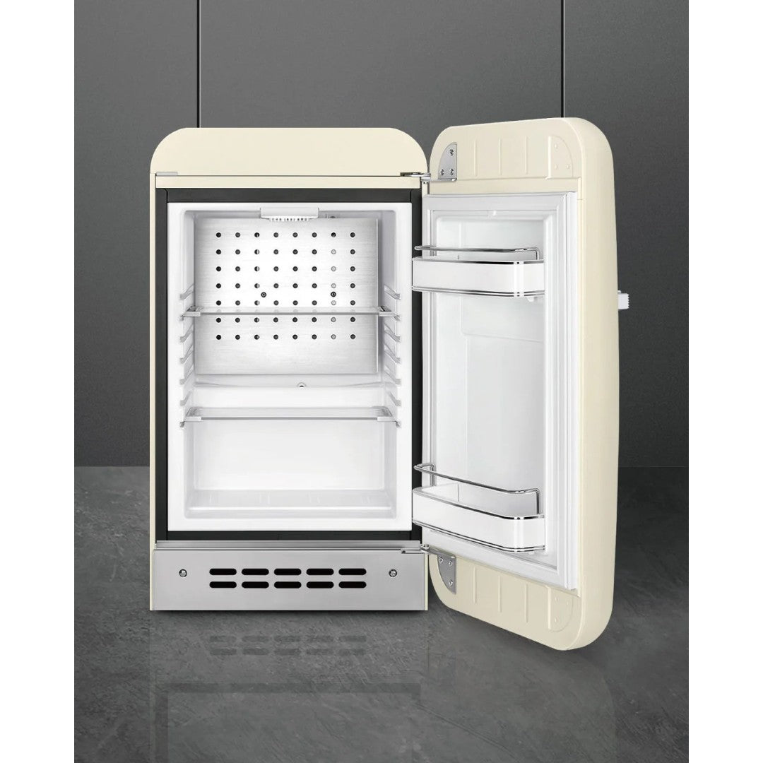 dovelly SMEG クリーム色 冷蔵庫 レトロデザイン SMEG 50's レトロ 小型冷蔵庫 クリーム – ENTown