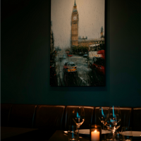 The Rain, London contemporary painting art