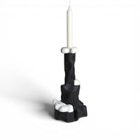 Cumulus Black Candle Holder