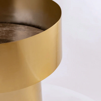 Pisa – Iron & Marble Side Table
