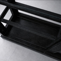 OBSIDIAN GLASS CABINET