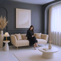 Eclipse sofa 3P LightKhaki