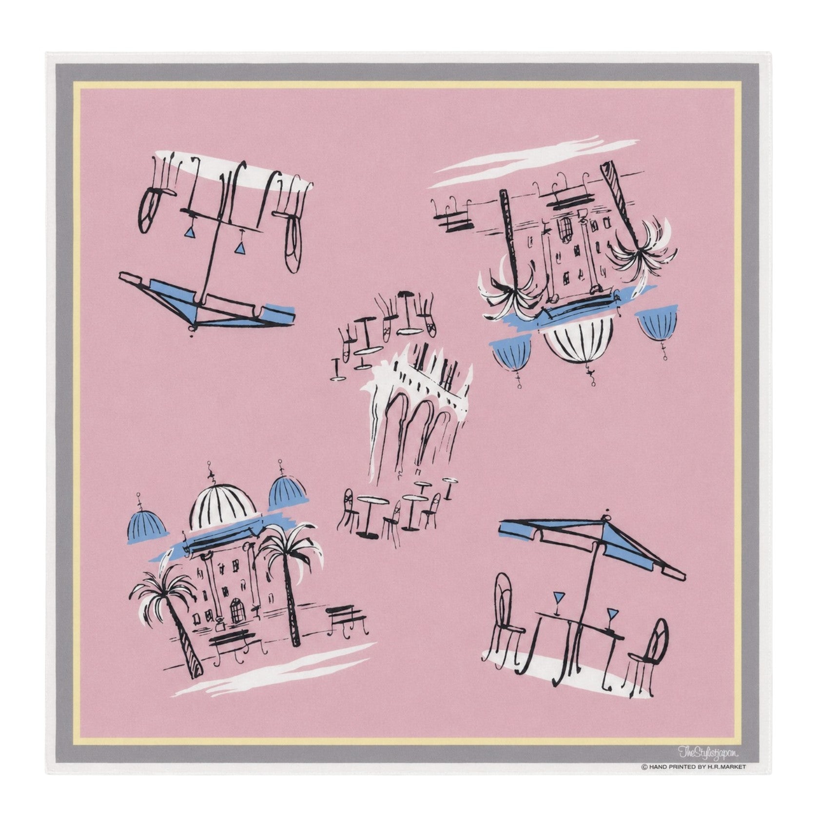 Café Sketch Bandana Pink｜The Stylist Japan – ENTown