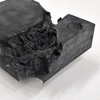 Black Concrete Brutalist Table