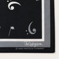 Music Note Bandana Black|The Stylist Japan