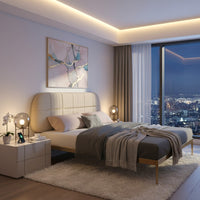 P.A.V BED IVORY