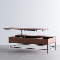 オーク材 コーヒーテーブル 収納タイプ_02