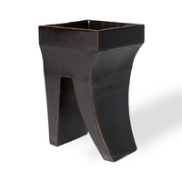 霽月・Seigetsu / グラファイトブラック（植木鉢 / Plant pot）