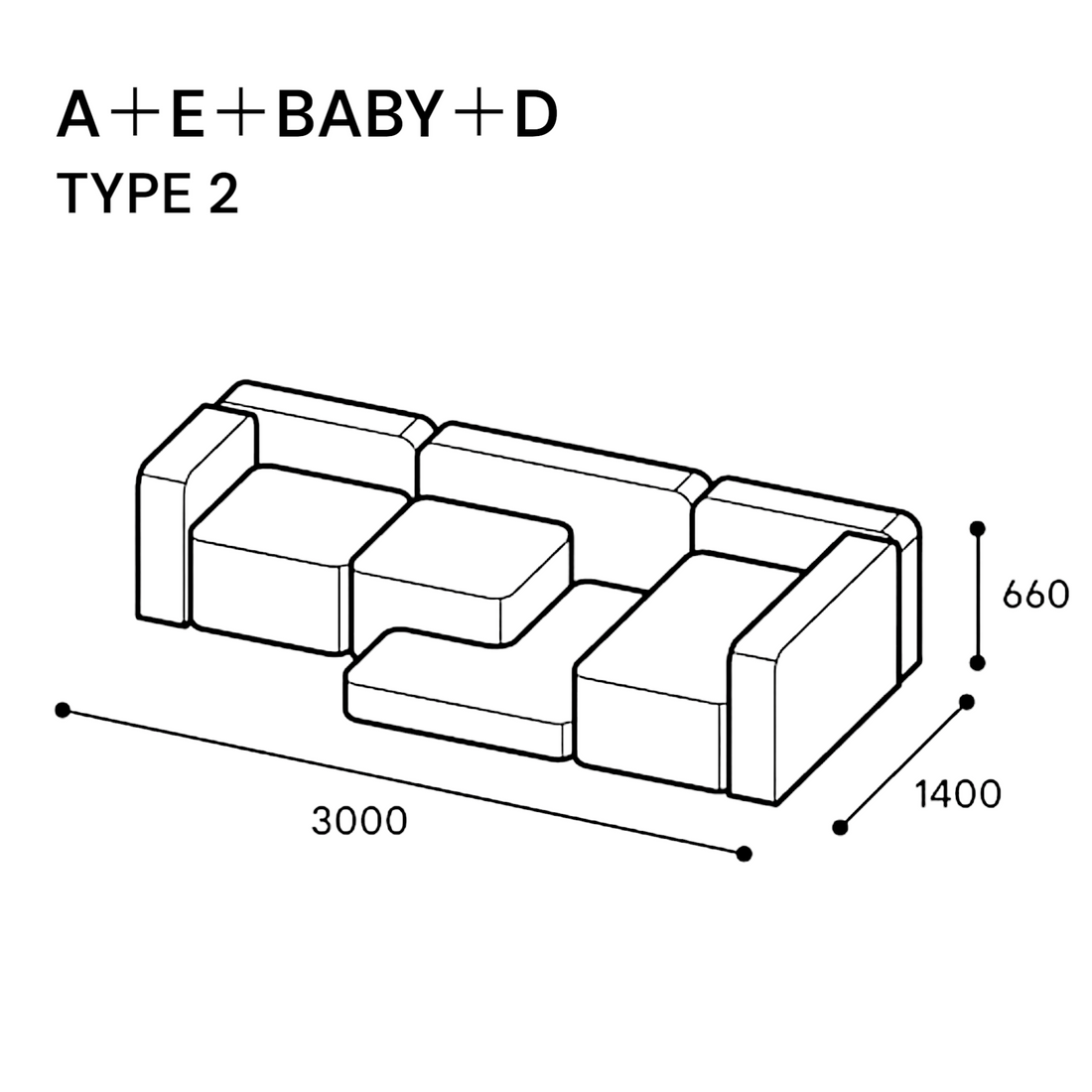 【展示現品】TIMELESS BABY SOFA