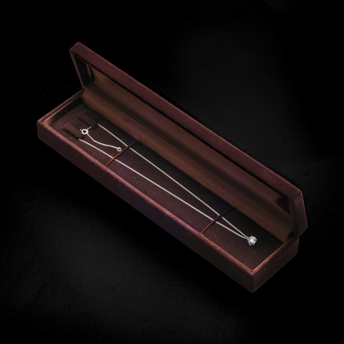 エメラルドカット ラボグロウンダイヤモンドペンダント