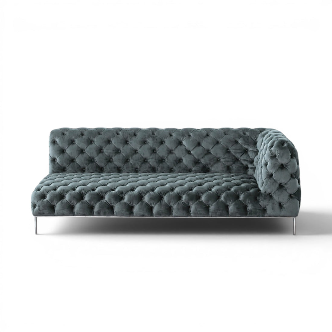 ENT COUCH SOFA EXTENDED DARK GREYISH NAVY