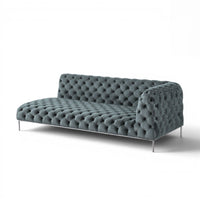 ENT COUCH SOFA EXTENDED DARK GREYISH NAVY