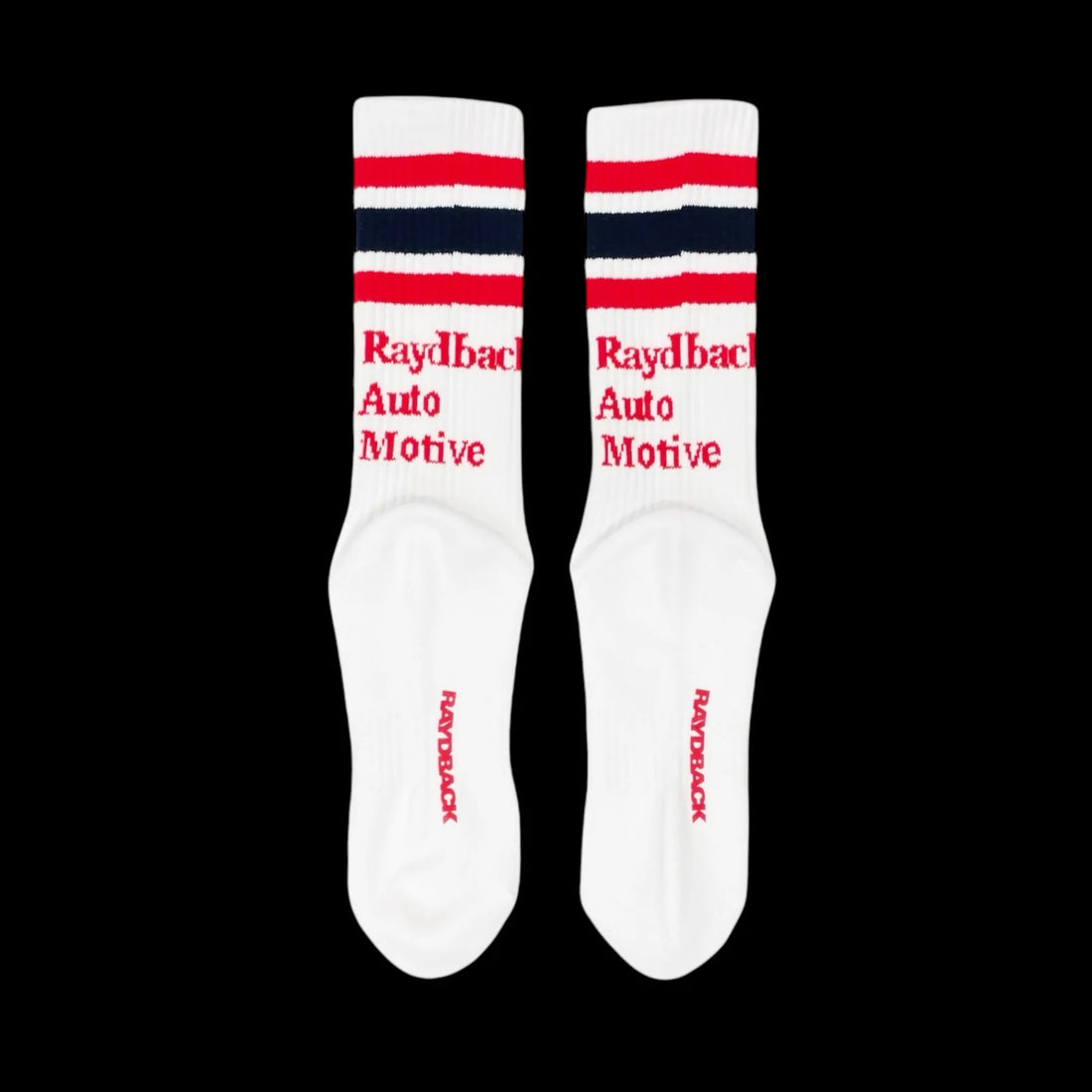 -RAYDBACK AUTO MOTIVE SOCKS- (RED)