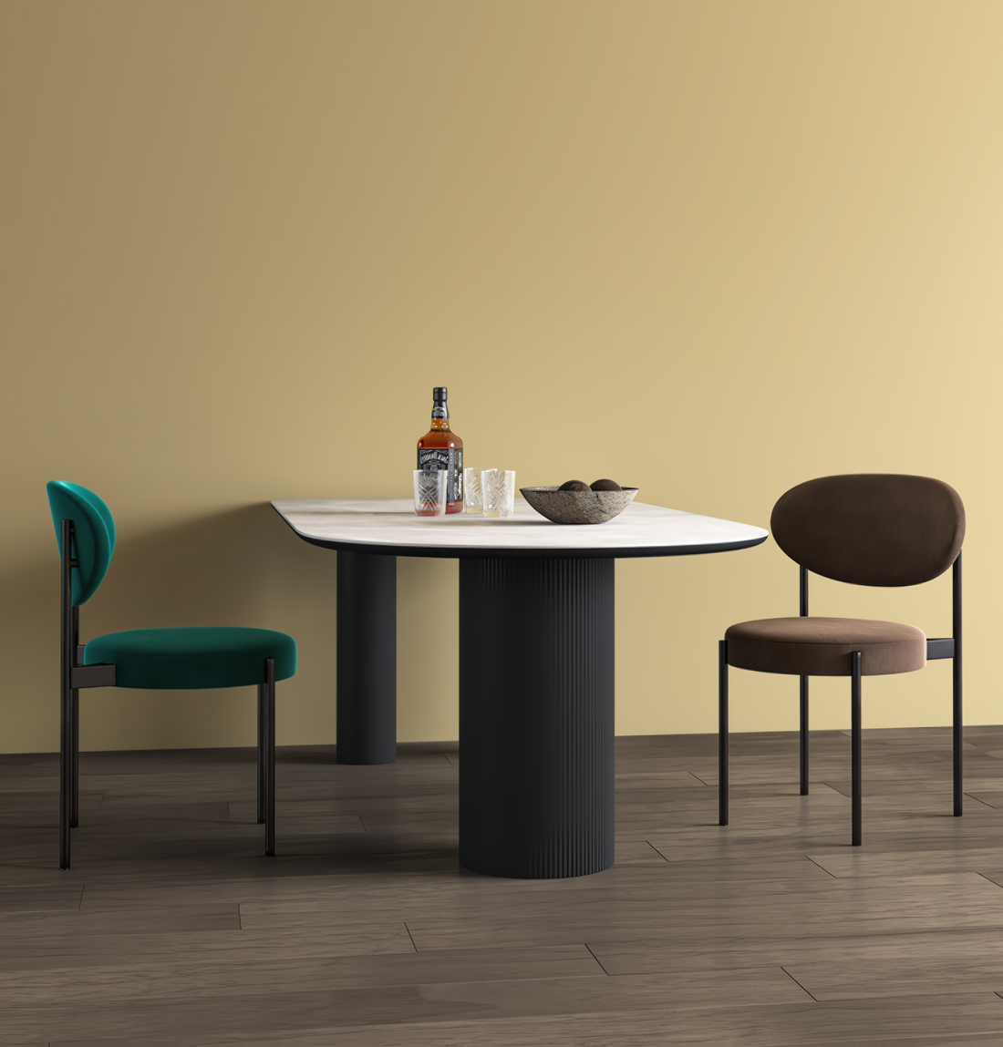 VALDES TABLE BLACK 2000