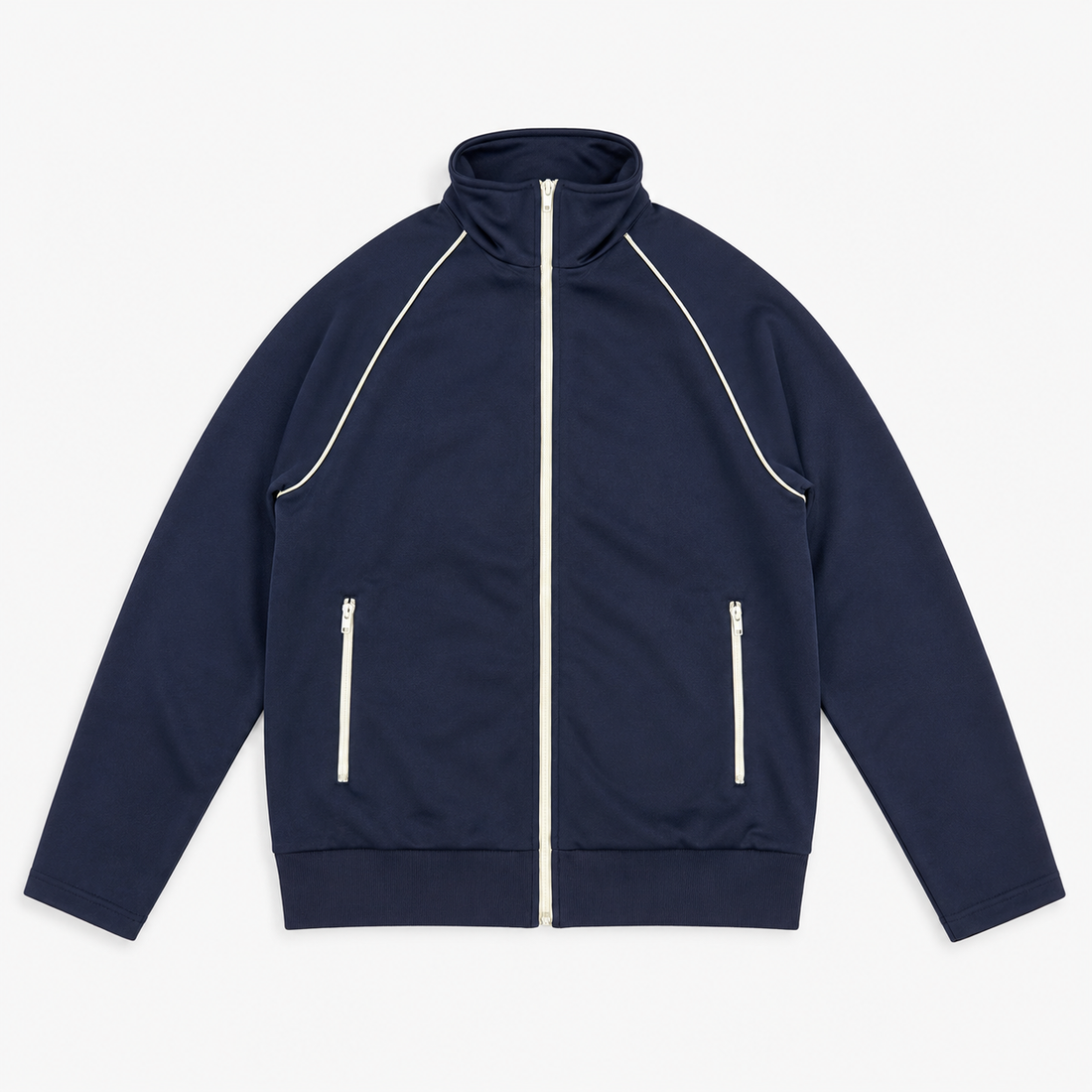 ART&Revolution Organization ジップアップトラックセットアップネイビー｜OKUBO MEGANE