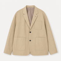 Sillage blazer&circular pants beige twill Set｜OKUBO MEGANE