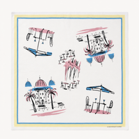 Café Sketch Bandana White｜The Stylist Japan