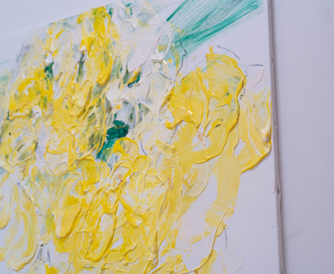 Flowers contemporary painting art