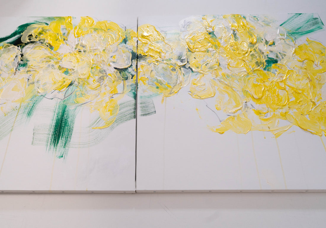 Flowers contemporary painting art