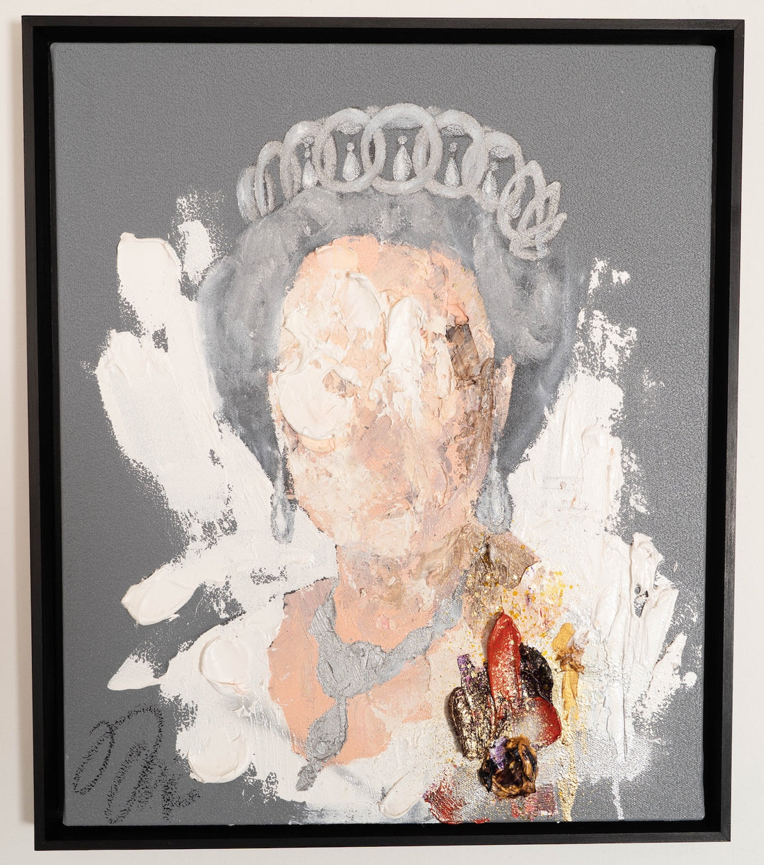 UNTITLED Portrait work (Elizabeth II) contemporary painting art