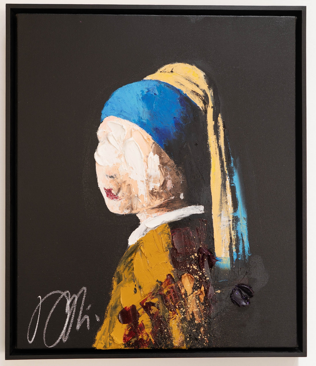 UNTITLED Portrait work (Girl with a pearl earring) contemporary painting art