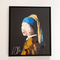 UNTITLED Portrait work (Girl with a pearl earring) contemporary painting art