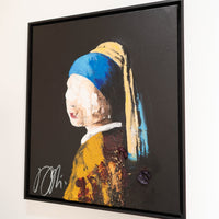 UNTITLED Portrait work (Girl with a pearl earring) contemporary painting art