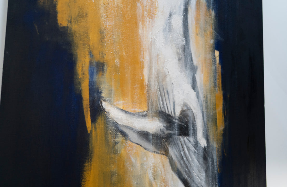 Whale contemporary painting art