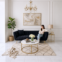 Eclipse Sofa 2P Black