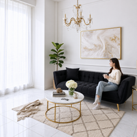 Eclipse Sofa 2P Black