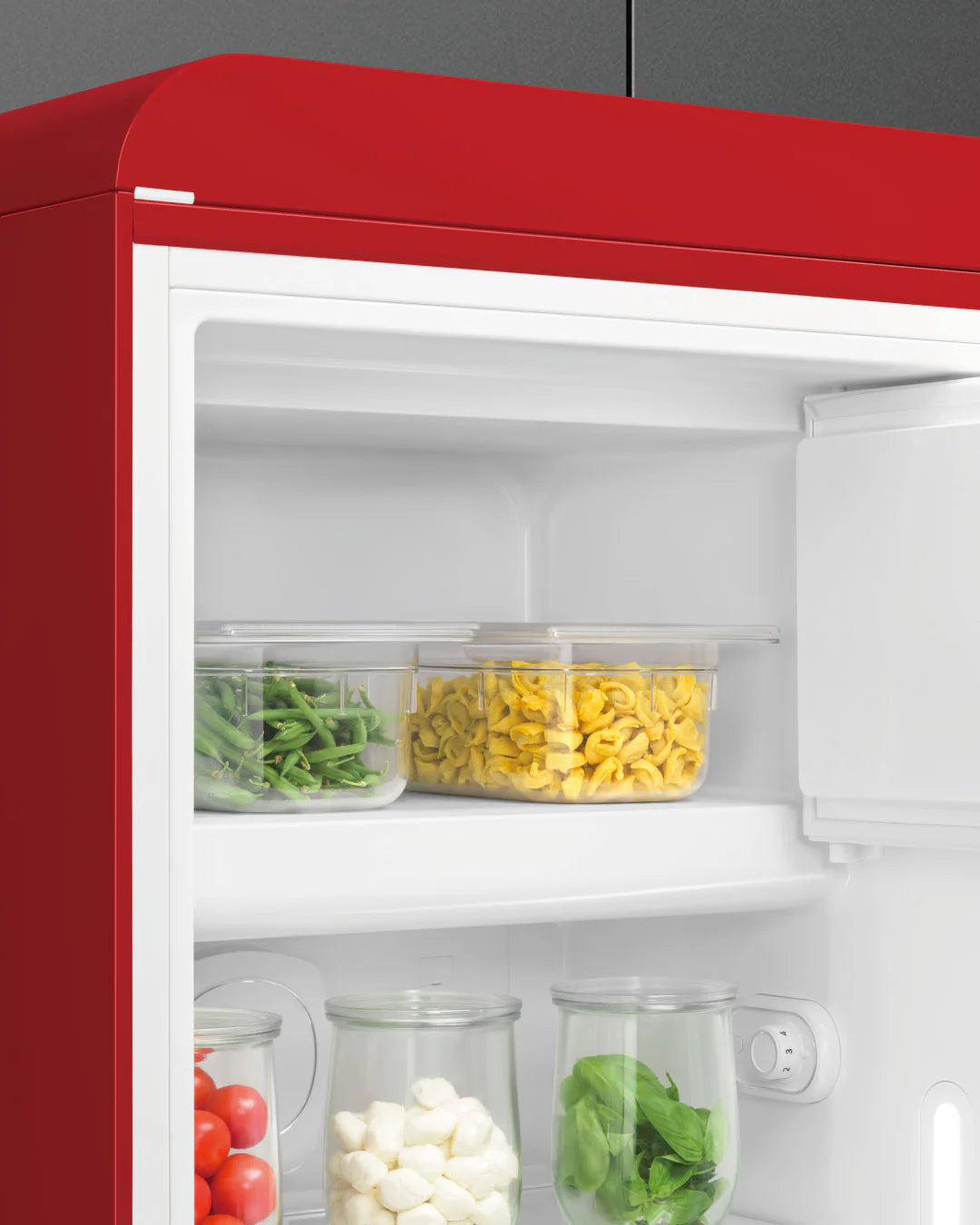 SMEG 50's レトロ 冷蔵庫 FAB28 レッド