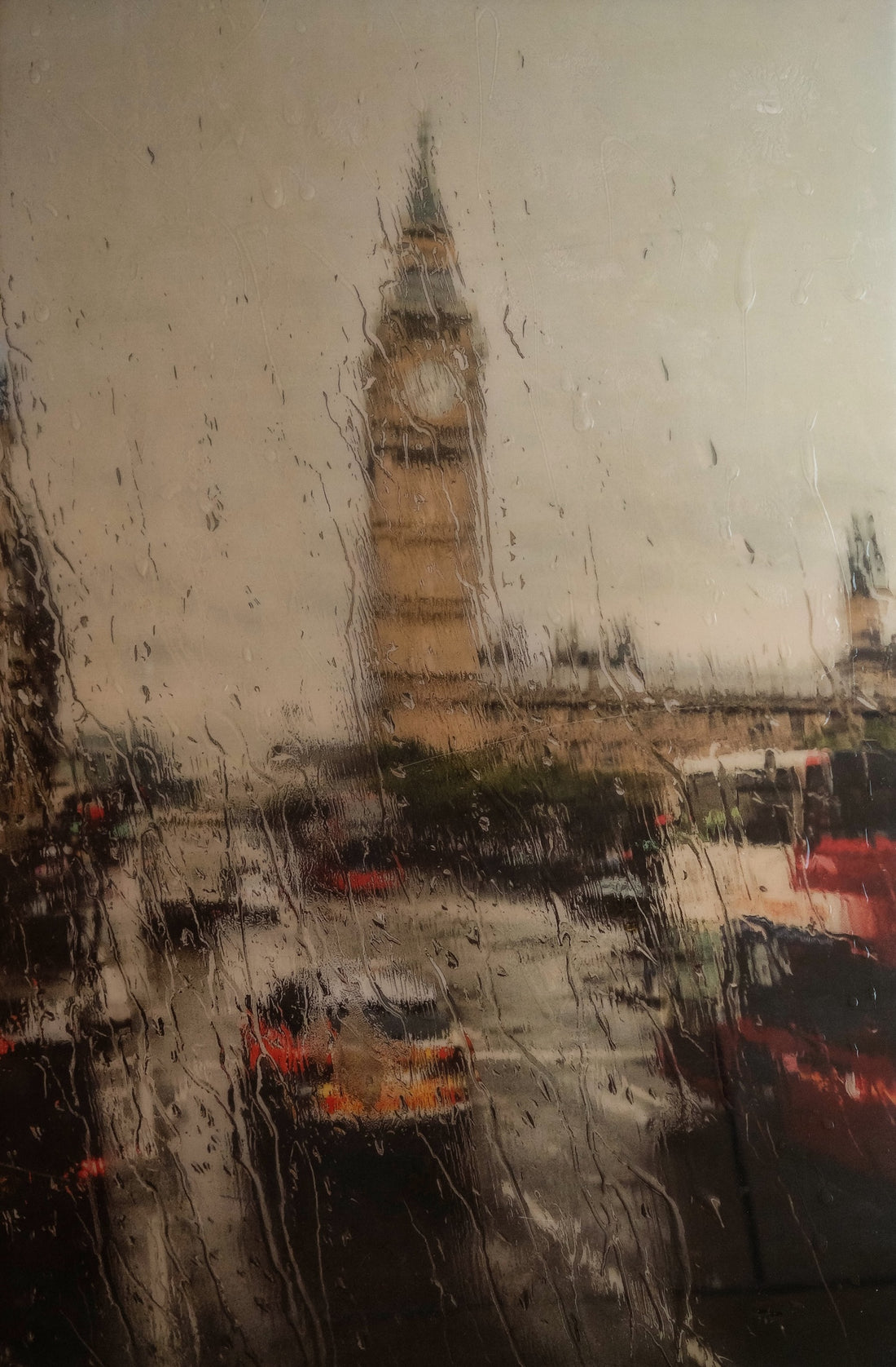 The Rain, London contemporary painting art