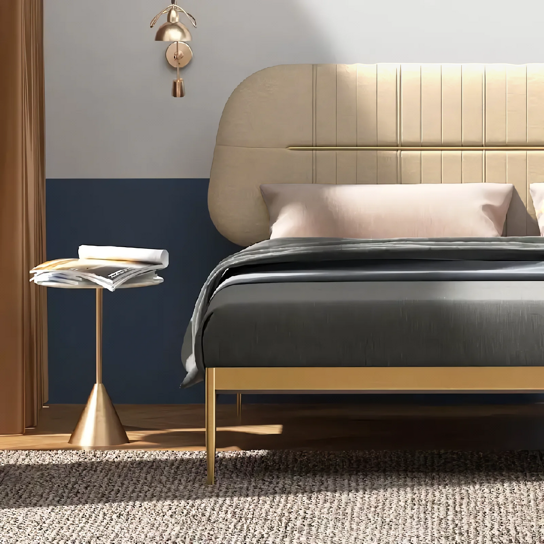 P.A.V BED IVORY