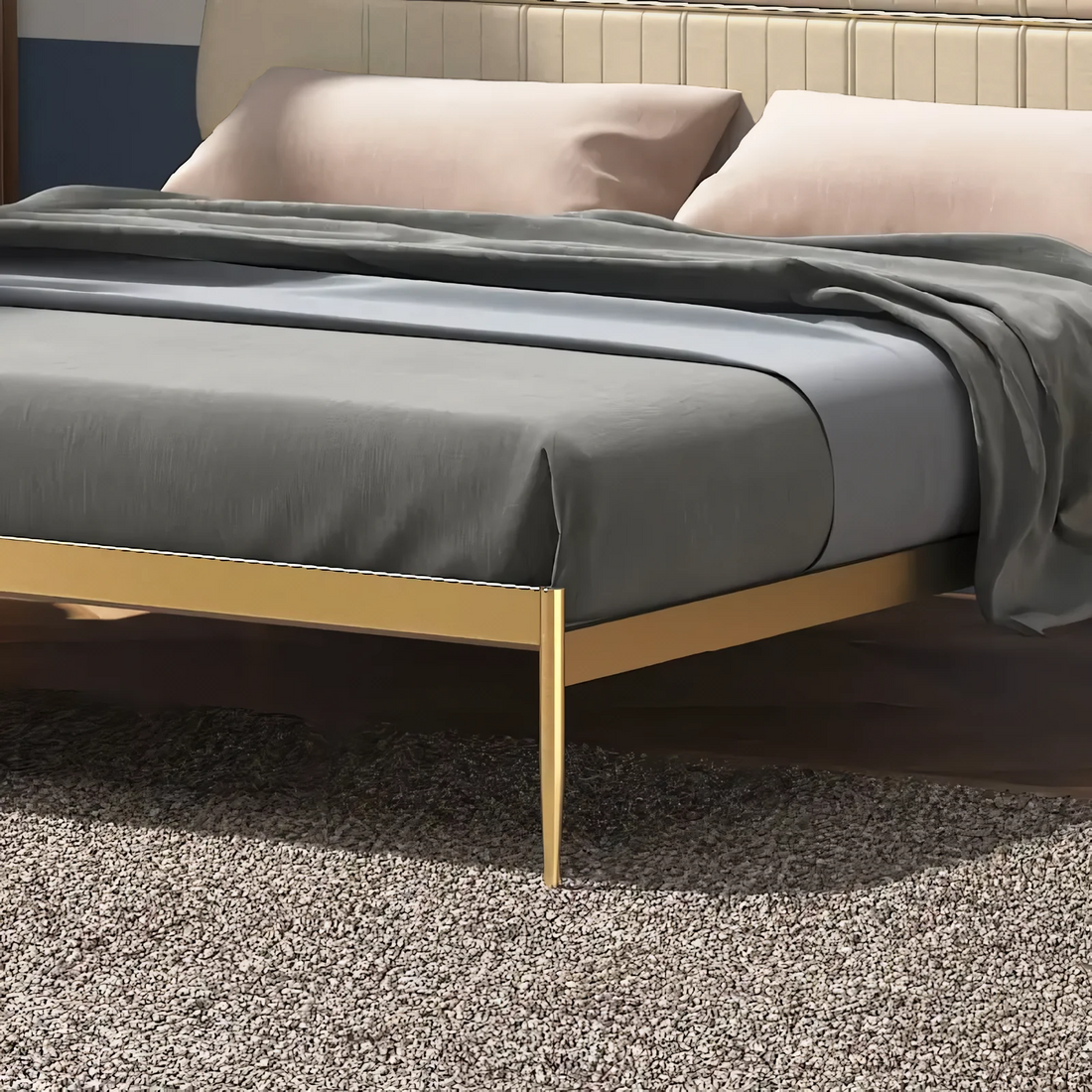 P.A.V BED IVORY