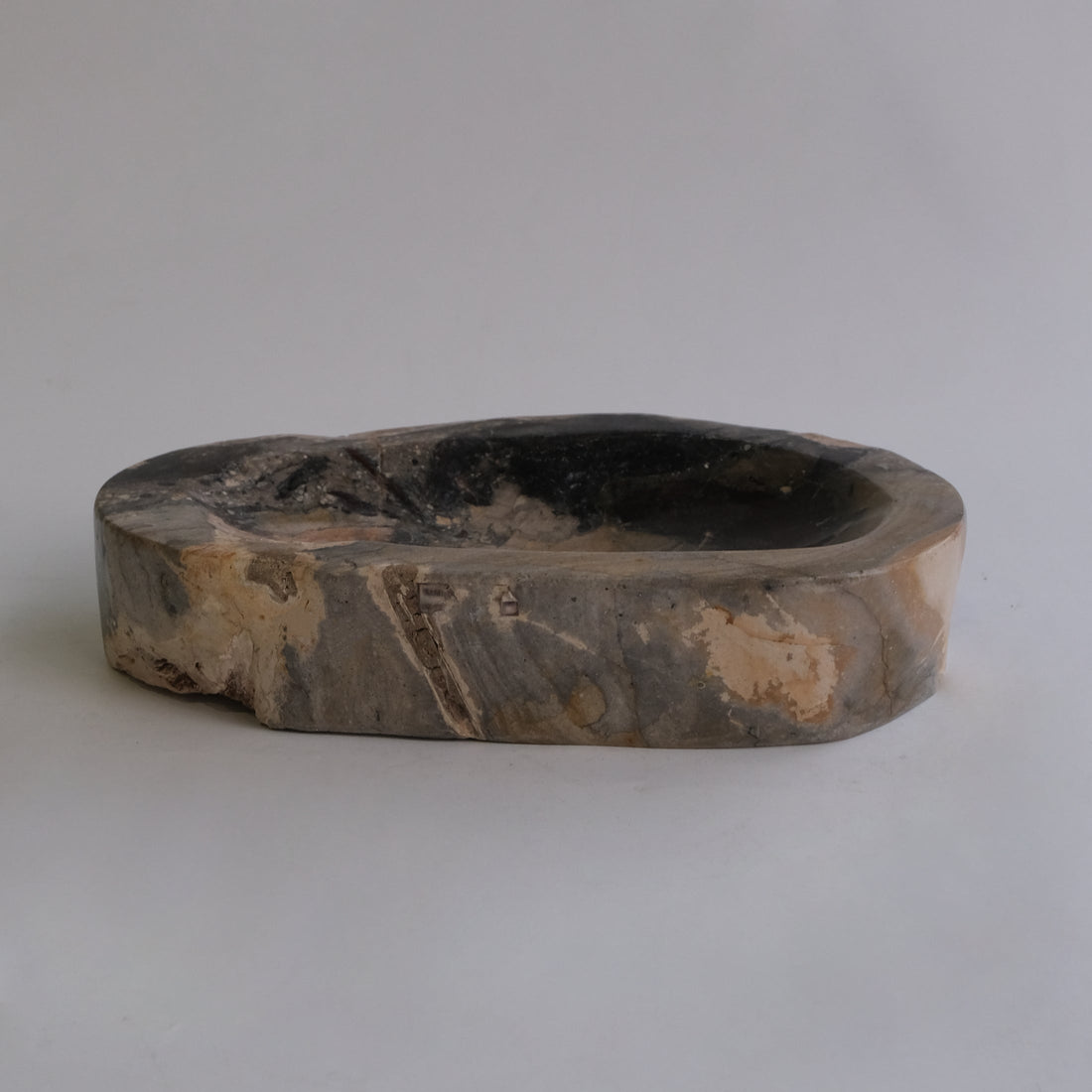 珪化木 Accessory Tray #049 / OAK Petrified Wood